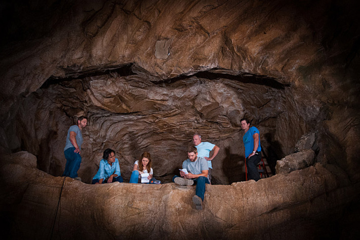 "Going Home" -- When Barbie descends into the unknown abyss in the mysterious tunnel to look for Sam, he discovers a world that is familiar but filled with unanswered questions, on UNDER THE DOME, Monday, August 11 (10:00-11:00 PM, ET/PT) on the CBS Television Network. Pictured (L-R) Rachelle Lefevre as Julia Shumway, Mike Vogel as Dale "Barbie" Barbara Photo: Brownie Harris/CBS???2014 CBS Broadcasting Inc. All Rights Reserved.