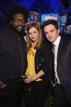 Questlove, Amber Tamblyn and Vincent Piazza attend HBO's "Boardwalk Empire" Season Five Premiere - After Party at Cipriani on September 3, 2014 in New York City.