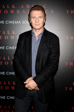 NEW YORK, NY - SEPTEMBER 17: Actor Liam Neeson attends the Universal Pictures and Cross Creek Pictures with The Cinema Society screening of "A Walk Among the Tombstones" at Chelsea Bow Tie Cinemas on September 17, 2014 in New York City. (Photo by Ben Gabbe/FilmMagic)