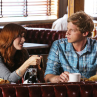 YOU'RE THE WORST -- "PTSD" -- Episode 106 (Airs Thursday, August 21, 10:30 pm e/p) -- Pictured: (L-R) Aya Cash as Gretchen Cutler, Chris Geere as Jimmy Shive-Overly -- CR: Byron Cohen/FX