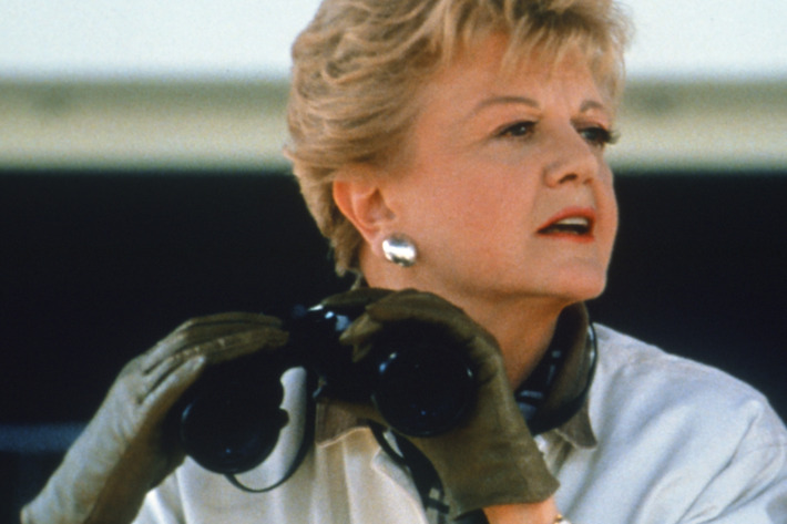 MURDER, SHE WROTE: SOUTH BY SOUTHWEST -- Pictured: Angela Lansbury as Jessica Fletcher -- (Photo by: Randy Marcus/NBC/NBCU Photo Bank)