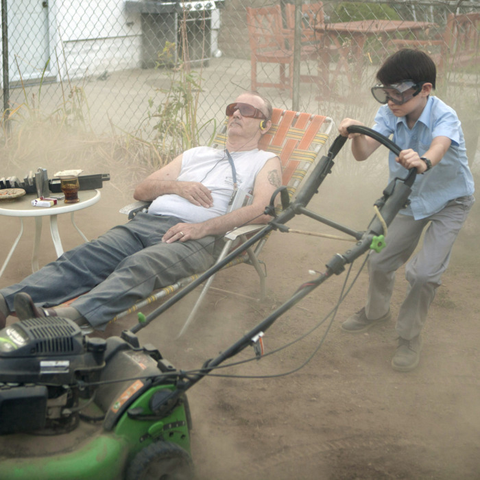 (L-R) BILL MURRAY and JAEDEN LIEBERHER star in ST. VINCENT
