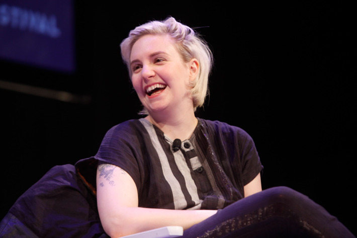 NEW YORK, NY - OCTOBER 10: Lena Dunham participates in a discussion with Ariel Levy during the New Yorker Festival on October 10, 2014 in New York City. (Photo by Thos Robinson/Getty Images for The New Yorker)