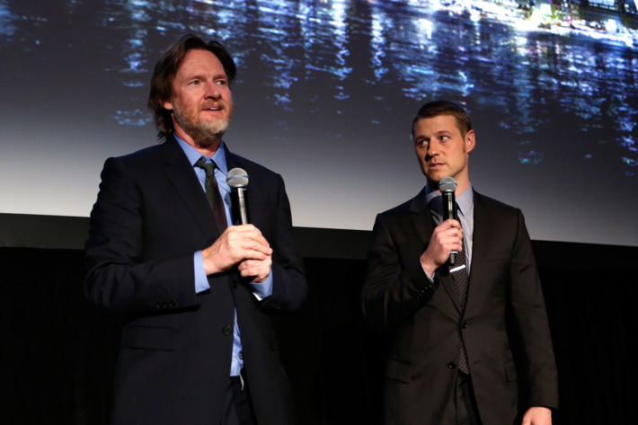NEW YORK, NY - SEPTEMBER 15: Donal Logue and Ben McKenzie speaks at the GOTHAM Series Premiere event on September 15, 2014 in New York City. (Photo by Cindy Ord/Getty Imagesfor Fox Broadcasting Company)