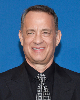 Actor Tom Hanks poses in the press room during the 66th Annual Directors Guild Of America Awards held at the Hyatt Regency Century Plaza on January 25, 2014 in Century City, California.