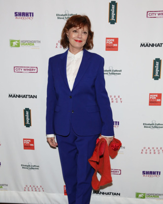 NEW YORK, NY - NOVEMBER 01: Actress Susan Sarandon attends 2014 Hope North Benefit Gala at City Winery on November 1, 2014 in New York City. (Photo by Mireya Acierto/Getty Images)