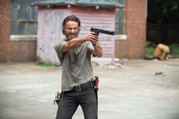 Andrew Lincoln as Rick Grimes - The Walking Dead _ Season 5, Episode 7 - Photo Credit: Gene Page/AMC