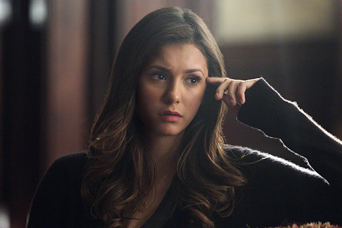 The Vampire Diaries -- "I Alone" -- Image Number: VD609a_0262.jpg -- Pictured: Nina Dobrev as Elena -- Photo: Annette Brown/The CW -- ??? 2014 The CW Network, LLC. All rights reserved.