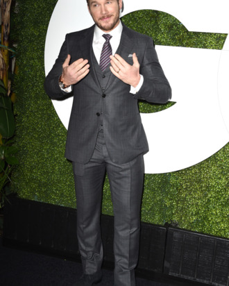 LOS ANGELES, CA - DECEMBER 04: Chris Pratt arrives at the 2014 GQ Men Of The Year Party at Chateau Marmont on December 4, 2014 in Los Angeles, California. (Photo by Steve Granitz/WireImage)