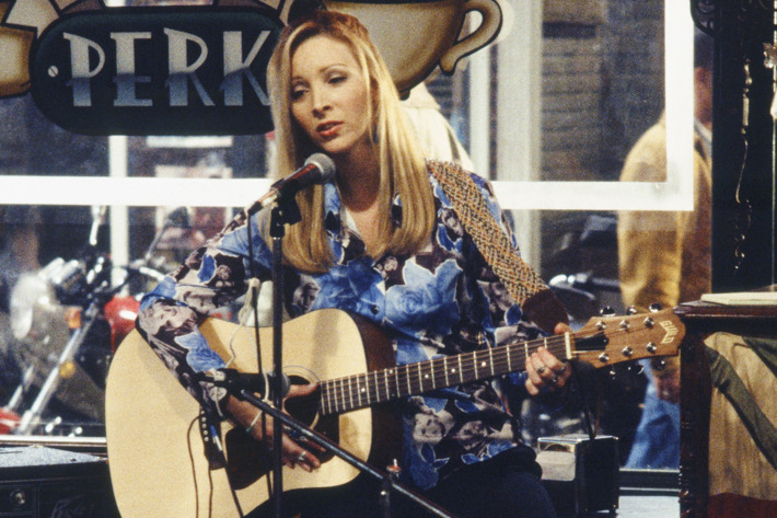 FRIENDS -- "The One After the Superbowl: Part 1" Episode 12 -- Air Date 01/28/1996 -- Pictured: Lisa Kudrow as Phoebe Buffay -- Photo by: NBCU Photo Bank