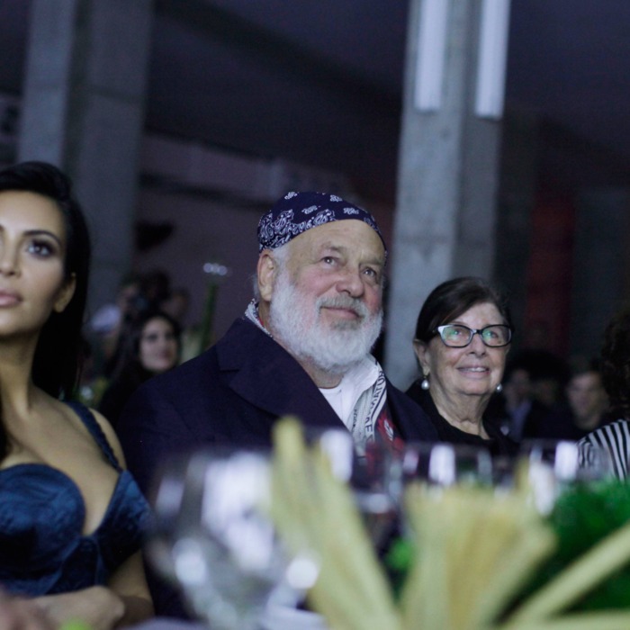 ACRIA Holiday Dinner Honoring Bruce Weber & Larry Kramer. Kim KArdashian, Bruce Weber, Nan Bush.