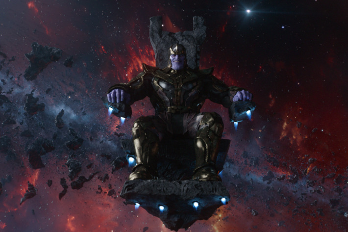 Marvel's Guardians Of The Galaxy
Thanos (voiced by Josh Brolin)
Ph: Film Frame
?Marvel 2014