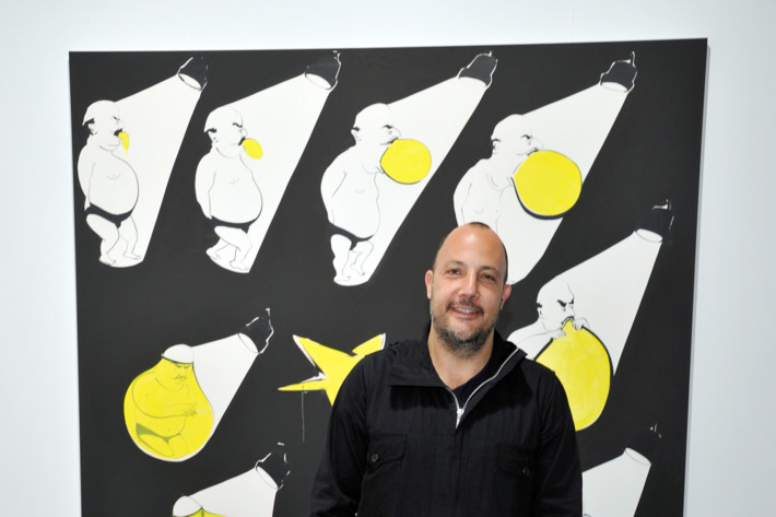 SANTA MONICA, CA - JANUARY 24: Stefan Simchowitz attends Art Los Angeles Contemporary opening night at Barker Hangar on January 24, 2013 in Santa Monica, California. (Photo by John Sciulli/WireImage)