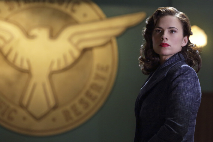 MARVEL'S AGENT CARTER - "Bridge and Tunnel" - Howard Stark's deadliest weapon has fallen into enemy hands, and only Agent Carter can recover it. But can she do so before her undercover mission is discovered by SSR Chief Dooley and Agent Thompson? "Marvel's Agent Carter" airs TUESDAY, JANUARY 6 (9:00-10:00 p.m., ET), on ABC. (ABC/Michael Desmond)HAYLEY ATWELL
