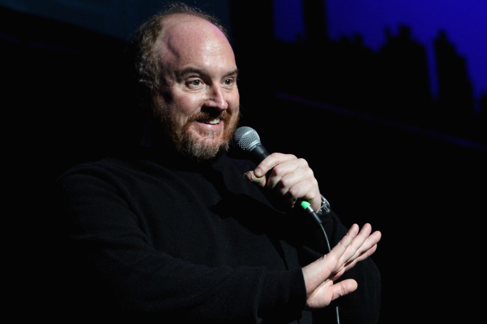NEW YORK, NY - NOVEMBER 05: Comedian Louis C.K. performs onstage at The New York Comedy Festival and The Bob Woodruff Foundation present the 8th Annual Stand Up For Heroes Event at The Theater at Madison Square Garden on November 5, 2014 in New York City. (Photo by Monica Schipper/Getty Images for New York Comedy Festival)