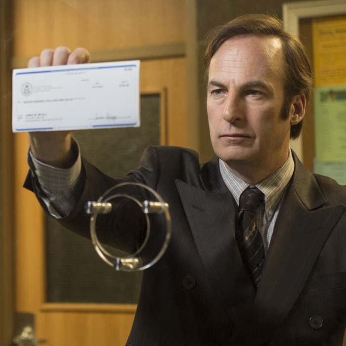 Bob Odenkirk as Saul Goodman - Better Call Saul _ Season 1, Episode 1 - Photo Credit: Ursula Coyote/AMC
