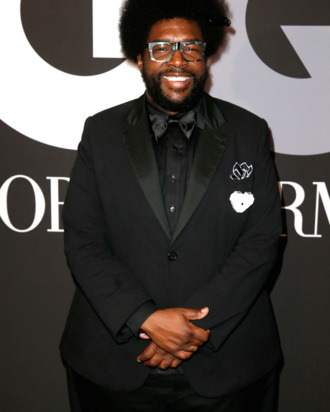 HOLLYWOOD, CA - FEBRUARY 08: Recording artist Questlove attends GQ and Giorgio Armani Grammys After Party at Hollywood Athletic Club on February 8, 2015 in Hollywood, California. (Photo by Joe Scarnici/Getty Images for GQ)