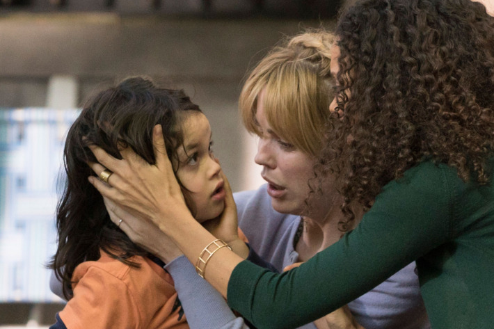 THE SLAP -- "Hector" Episode 101 -- Pictured: (l-r) Dylan Schombing as Hugo, Melissa George as Rosie, Thandie Newton as Aisha -- (Photo by: Virginia Sherwood/NBC)