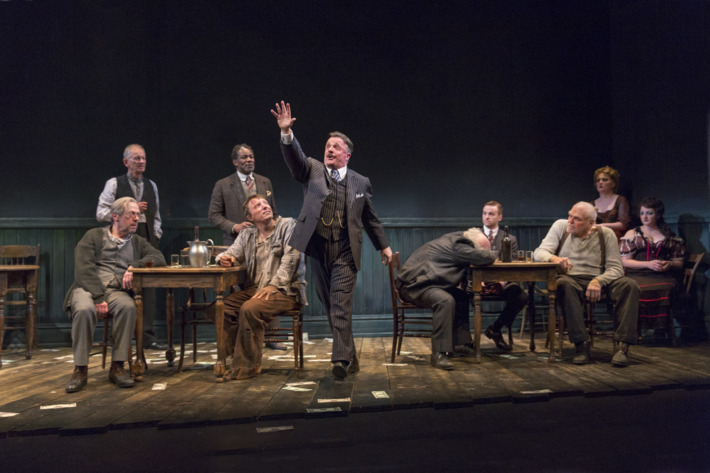 Photo: Nathan Lane and Brian DennehyBAM and Scott Rudin presentThe Iceman ComethBy Eugene O'NeillGoodman TheatreDirected by Robert FallsInvited dress rehearsal photographed: Wednesday, February 4, 2015; 7:30 PM at the BAM Harvey Theater; Brooklyn Academy of Music, NYC; Photograph: ? 2015 Richard Termine PHOTO CREDIT - Richard Termine
