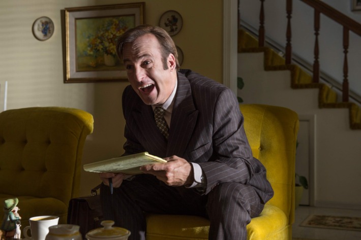 Bob Odenkirk as Jimmy McGill - Better Call Saul.