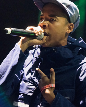 LOS ANGELES, CA - AUGUST 24: Earl Sweatshirt performs onstage at LA Sports Arena & Exposition Park on August 24, 2014 in Los Angeles, California. (Photo by Paul R. Giunta/Getty Images)