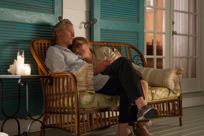 Sam Shepard (Robert Rayburn) and Sissy Spacek (Sally Rayburn) in the Netflix Original Series BLOODLINE. Photo credit: Saeed Adyani