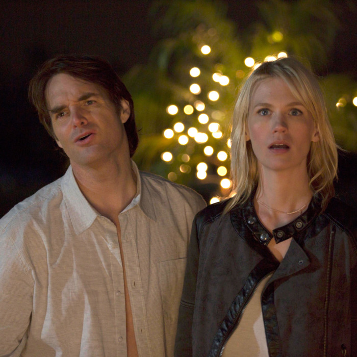THE LAST MAN ON EARTH: Phil (Will Forte, L) and Melissa (January Jones, R) get a big surprise in the one-hour
