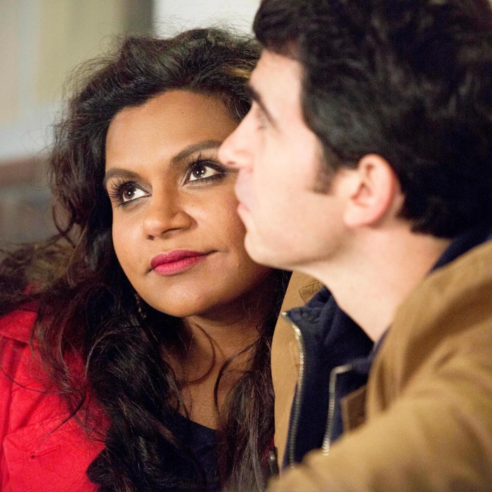 THE MINDY PROJECT: Mindy (Mindy Kaling, L) learns a lesson after Danny (Chris Messina, R) becomes frustrated with her chronic tardiness in the