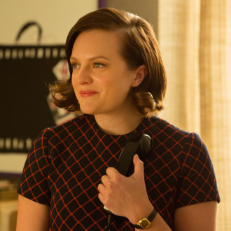 Elisabeth Moss as Peggy Olson - Mad Men _ Season 7B, Episode 14 - Photo Credit: Michael Yarish/AMC