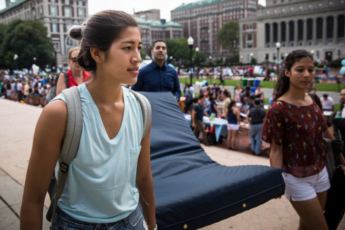 Columbia Student Carries Mattress Around Campus Until Her Alleged Rapist Is Expelled