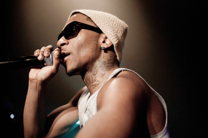 Brandon McCartney, Lil B or as 'The Based God'. Click Festival in Denmark 2012.