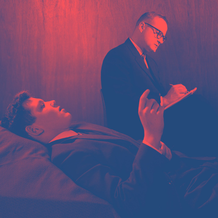 Man and his psychotherapist