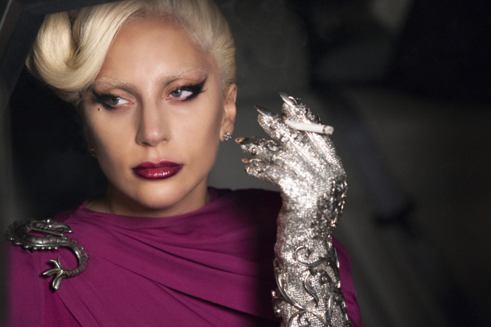 AMERICAN HORROR STORY -- "Chutes and Ladders" Episode 502 (Airs Wednesday, October 14, 10:00 pm/ep) Pictured: Lady Gaga as the Countess. CR: Suzanne Tenner/FX