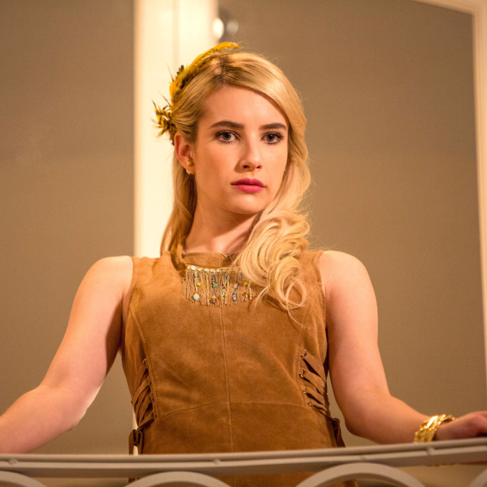 SCREAM QUEENS: Emma Roberts in the