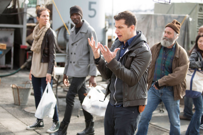 BROOKLYN NINE-NINE: L-R: Andy Samberg in the “The Swedes” episode of BROOKLYN NINE-NINE airing Sunday, Dec. 6 (8:30-9:00 PM ET/PT) on FOX ©2015 Fox Broadcasting Co. Cr: John P. Fleenor/FOX