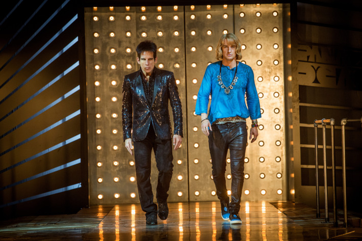Left to right: Ben Stiller plays Derek Zoolander and Owen Wilson plays Hansel in Zoolander 2 from Paramount Pictures.