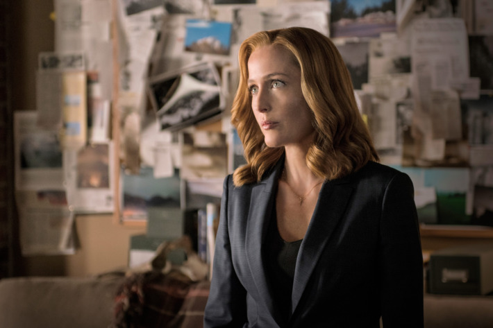 THE X-FILES: Gillian Anderson in the “My Struggle II” season finale episode of THE X-FILES airing Monday, Feb. 22 (8:00-9:01 PM ET/PT) on FOX. ©2016 Fox Broadcasting Co. Cr: Ed Araquel/FOX