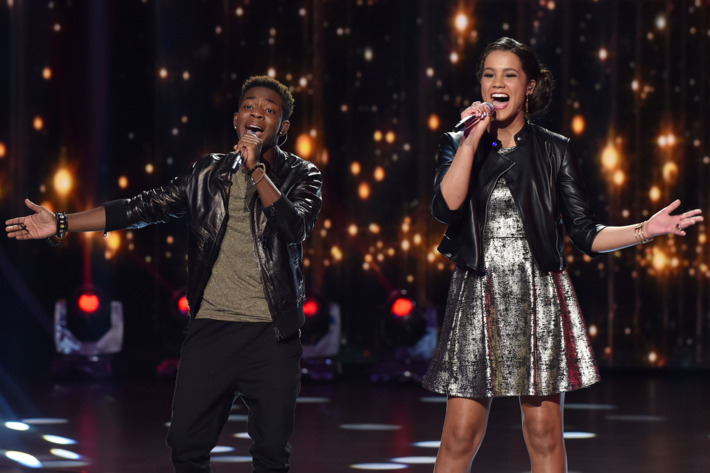 AMERICAN IDOL: Top 6: L-R: Contestants Lee Jean and Tristan McIntosh perform on AMERICAN IDOL airing Thursday, March 10 (8:00-10:00 PM ET/PT) on FOX. © 2016 FOX Broadcasting Co. Cr: Ray Mickshaw/ FOX. This image is embargoed until Thursday, March 10,10:00PM PT / 1:00AM ET