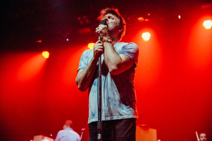 LCD Soundsystem perform for the first time in 5 years at Webster Hall in New York City on April 27th, 2016.