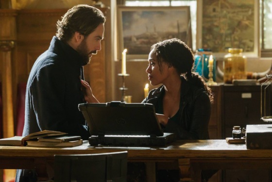 SLEEPY HOLLOW: L-R: Tom Mison and Nicole Beharie in theÒRagnarokÓ season finale episode of SLEEPY HOLLOW airing Friday, April 8 (8:00-9:00 PM ET/PT) on FOX. ©2016 Fox Broadcasting Co. Cr: Tina Rowden/FOX