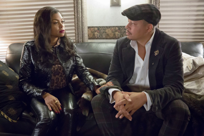 EMPIRE: Pictured L-R: Taraji P. Henson and Terrence Howard in the " The Tameness Of A Wolf" episode of EMPIRE airing Wednesday, April 13 (9:00-10:00 PM ET/PT) on FOX. ©Fox Broadcasting Co. CR: Chuck Hodes/FOX