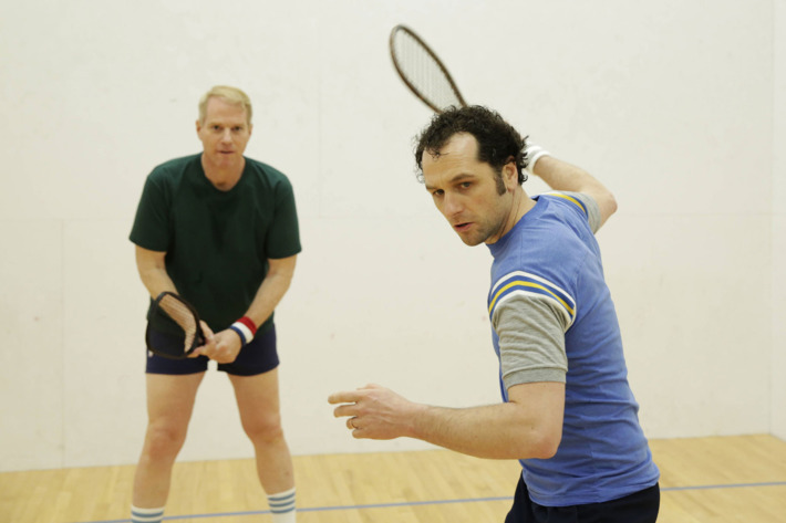 THE AMERICANS -- "The Day After" Episode 409 (Airs, Wednesday, May 11, 10:00 pm/ep) -- Pictured: (l-r) Noah Emmerich as Stan Beeman, Matthew Rhys as Philip Jennings. CR: Patrick Harbron/FX