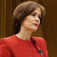 THE PEOPLE v. O.J. SIMPSON: AMERICAN CRIME STORY "Manna From Heaven" Episode 109 (Airs Tuesday, March 29, 10:00 pm/ep) -- Pictured: Sarah Paulson as Marcia Clark. CR: Byron Cohen /FX