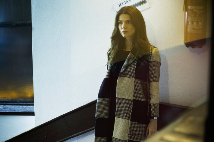 Juana Acosta as Julia - The Last Panthers _ Season 1, Episode 4 - Photo Credit: Stephane Remael/Sundance