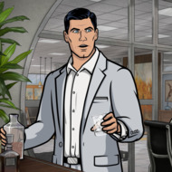 ARCHER -- "Deadly Velvet: Part I" -- Episode 709 (Airs Thursday, May 26, 10:00pm e/p) Pictured: (l-r) Sterling Archer (voice of H. Jon Benjamin), Malory Archer (voice of Jessica Walter), Ellis Crane (voice of John O'Hurley), Lana Kane (voice of Aisha Tyler). CR: FX