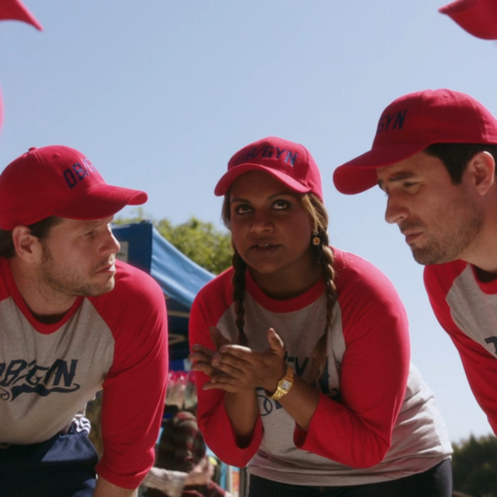 Mindy Kaling as Mindy, Ike Barinholtz as Morgan.
