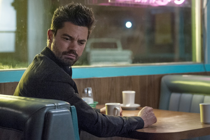 Dominic Cooper as Jesse Custer - Preacher _ Season 1, Episode 5 - Photo Credit: Lewis Jacobs/Sony Pictures Television/AMC