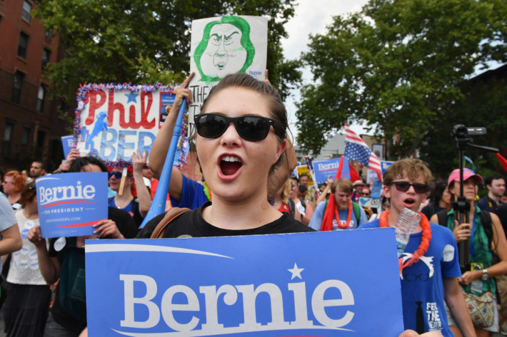 Protesters Demonstrate In Philadelphia During The Democratic National Convention