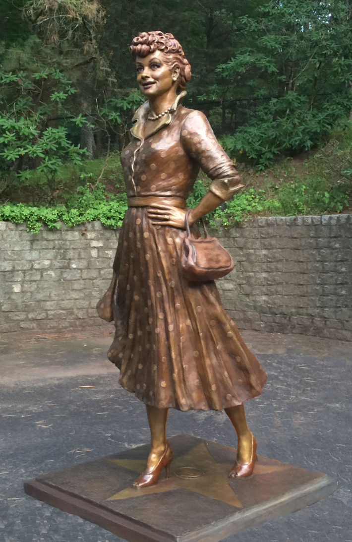 ‘Scary’ Lucille Ball Hometown Statue Finally Gets a Stunning Replacement