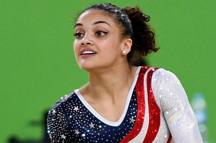 Gymnast Laurie Hernandez Winking Before a Routine Is the Best GIF From ...